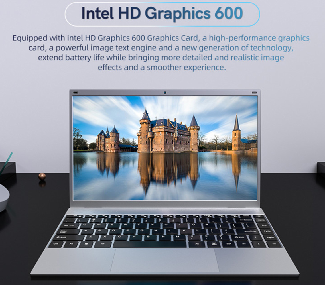 KUU XBOOK 14 Inch Laptop Intel Celeron J4005 Processor 8G RAM+256/512G SSD Windows 10 6