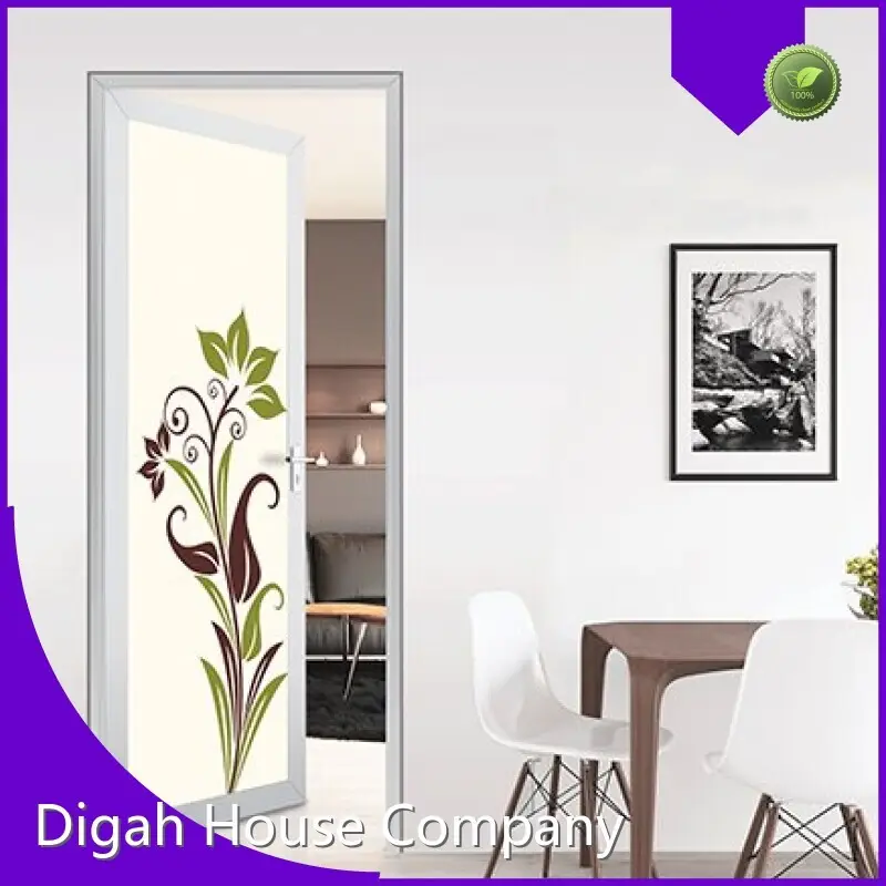 Customized Aluminium Frame French Swinging Doors 1.0mm-2.0mm by Digah Company 1