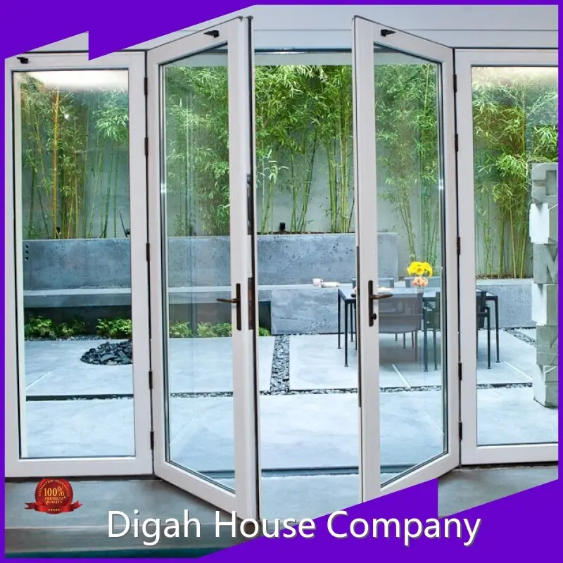 Digah Company Custom Aluminium Frame French Swing Doors-1 1