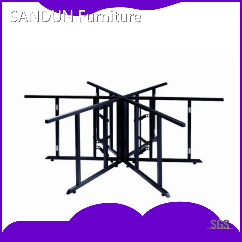 SAN DUN 4 Foot Square Folding Table SAN DUN SANDUN Furniture 1