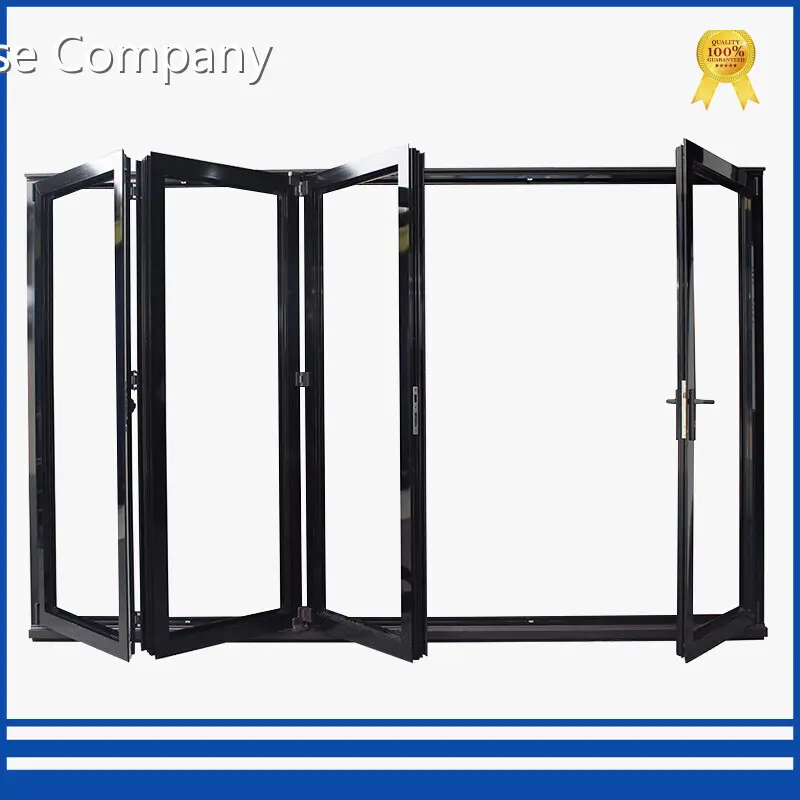 Aluminium Bifold Doors Prices White/Black/Silver/Wood Grain/Customize by Digah Company 1