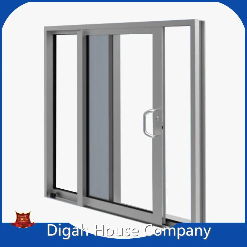 Digah Company Brand Aluminium Frame and Tempered Glass Aluminium Door Frame Aluminium Frame and Tempered Glass Factory 1