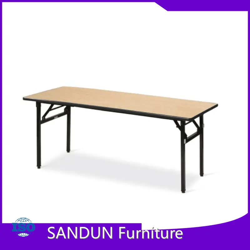 Wholesale Hotel Banquet Restaurant Conference Meeting Event Party Hall Etc. 6 Foot by 4 Foot Folding Table SANDUN Furniture Brand 1