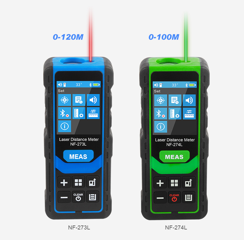 NF-274L Distance area volume measurement and digital level multiple functions Green laser 17