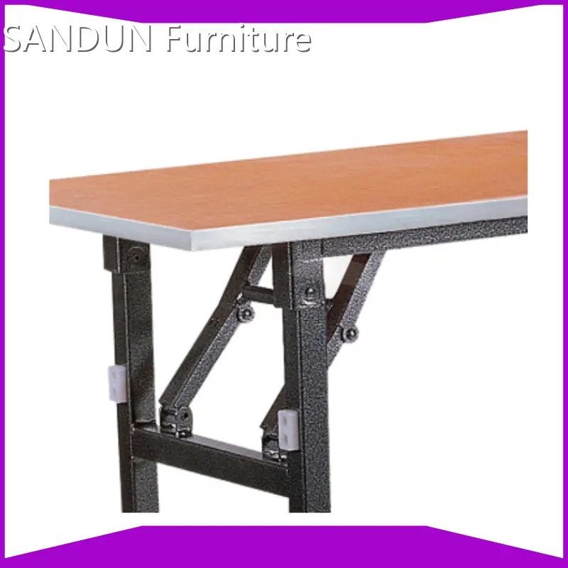 Aluminum Edge Rectangular Training Table Laminate Folding IBM Table YF-012A-1 1