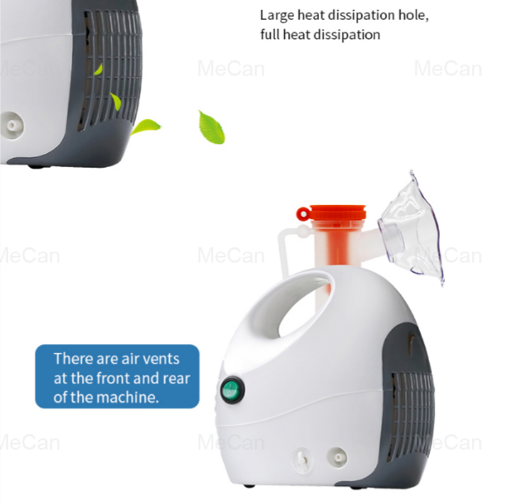 Portable Inhaler Piston Compressor Nebulizer For Kids Adults - MeCan