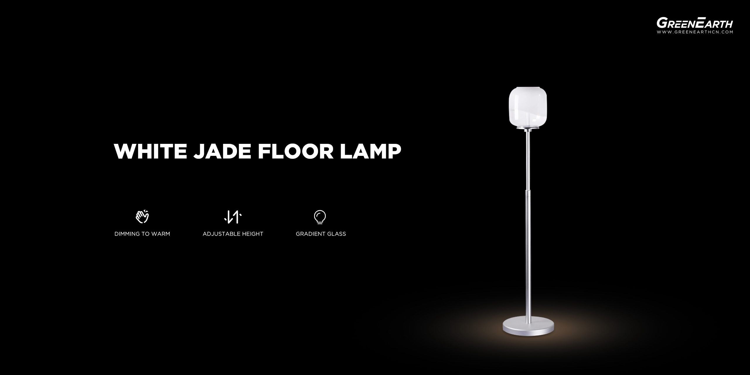 White Jade Glass Floor Lamp GE-20002 11
