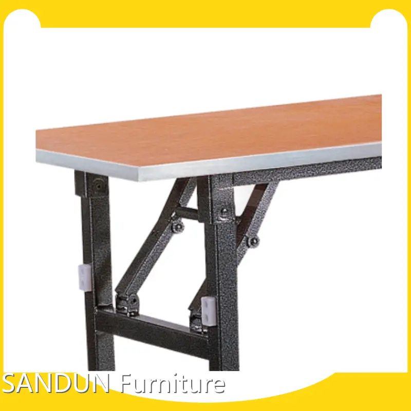 Hotel Banquet Restaurant Conference Meeting Event Party Hall Etc. SANDUN Furniture Brand 6 Foot by 4 Foot Folding Table Manufacture 1