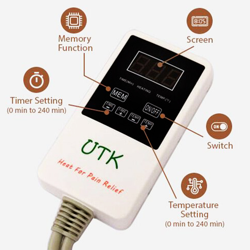 UTK Far Infrared Back Natural Jade Heating PadSmall Pro Size