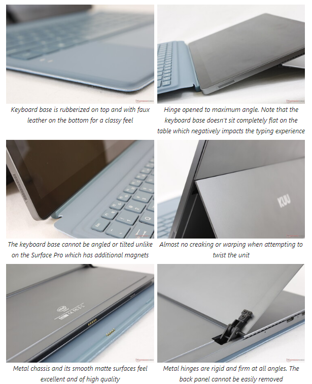 KUU LeBook Plus PC ORDINATEUR 2 EN 1 Tablette avec clavier AZERTY