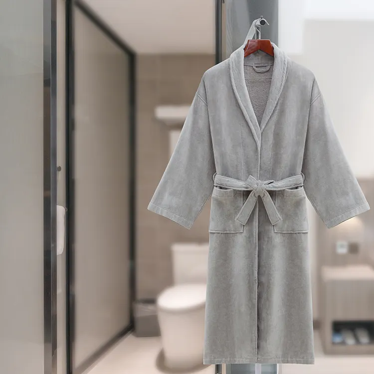 Top Aria Bathrobe Hotel Bathroom Suppliers for Guest 2