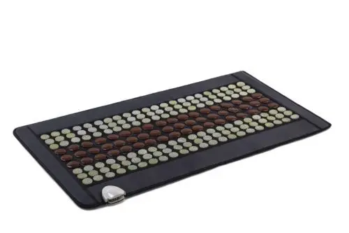 Tappetino riscaldante a infrarossi lontani UTK per retro, 132 Giada e 54 Pietre tormaline Heat Pad con Smart Controller, Funzione di memoria, Impostazione tempo e temp, Chiuso automatico, Dimensione M PLUS (21 ″ x38 ″) 2