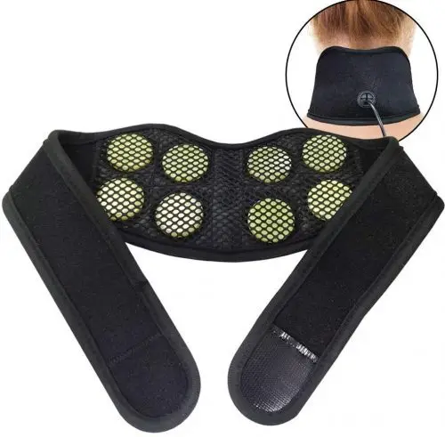 Supporto per il collo riscaldante per il dolore, Tappetino riscaldante per il collo a infrarossi lontani UTK, 8 pietre di giada naturale, Certificazione CE Smart Controller,3 Temp e chiusura automatica, Funzione di memoria, EMF Free 1