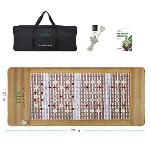 Quantum Wave Heating Pad for Pain Relief Back Bulk Buy Tourmaline Stones UTK 7