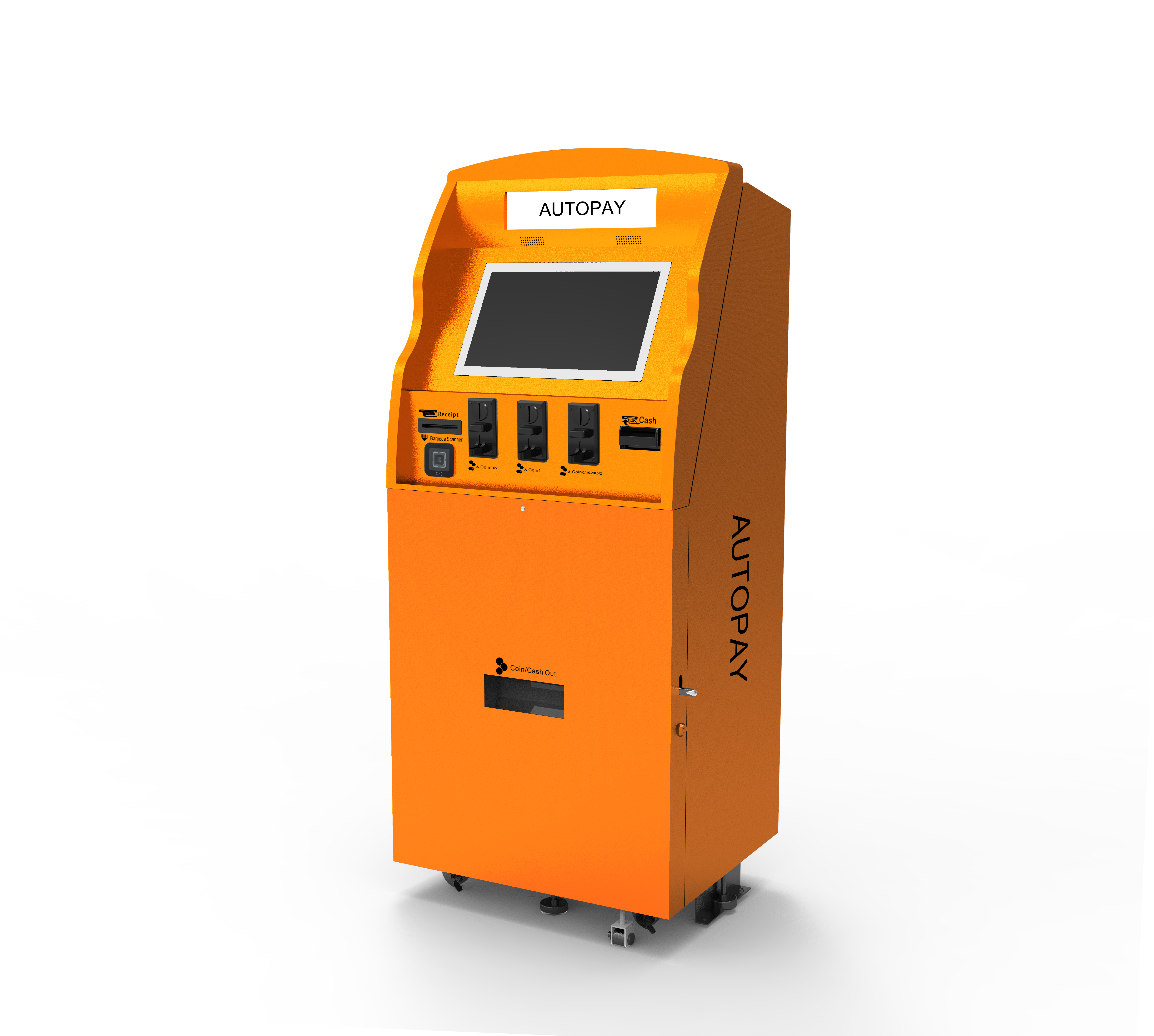 Il pagamento automatico completo del parcheggio kisok con 3 ricevitori di monete supporta lo scanner di codici QR 3