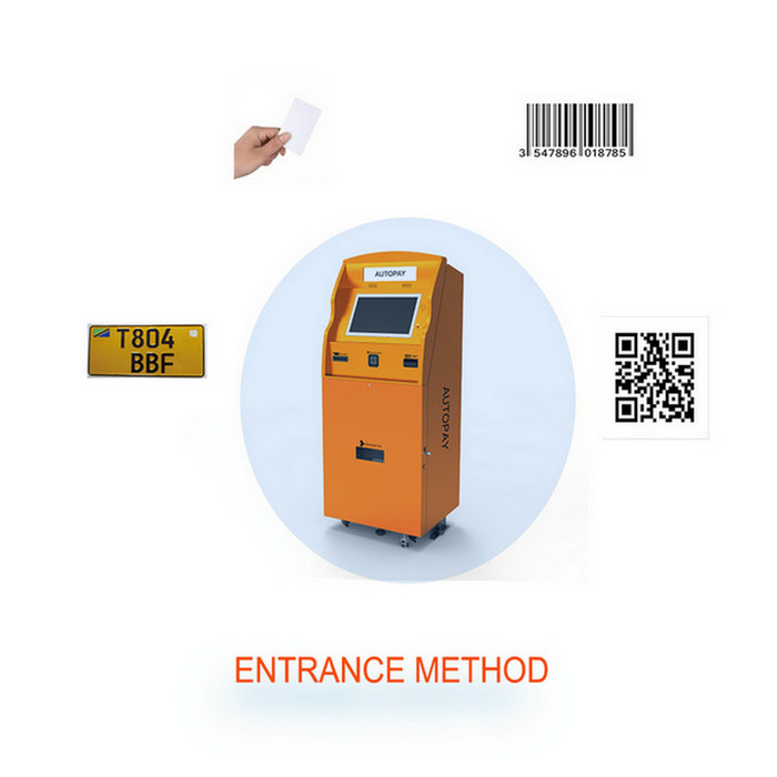 Le attrezzature per il pagamento self-service del parcheggio della stazione di pagamento del piede supportano il riconoscimento del codice a barre per il Brunei 8