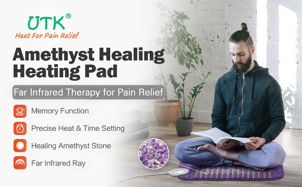 StartWarm Amethyst Stone Infrared Heating Pad, S-pro 10