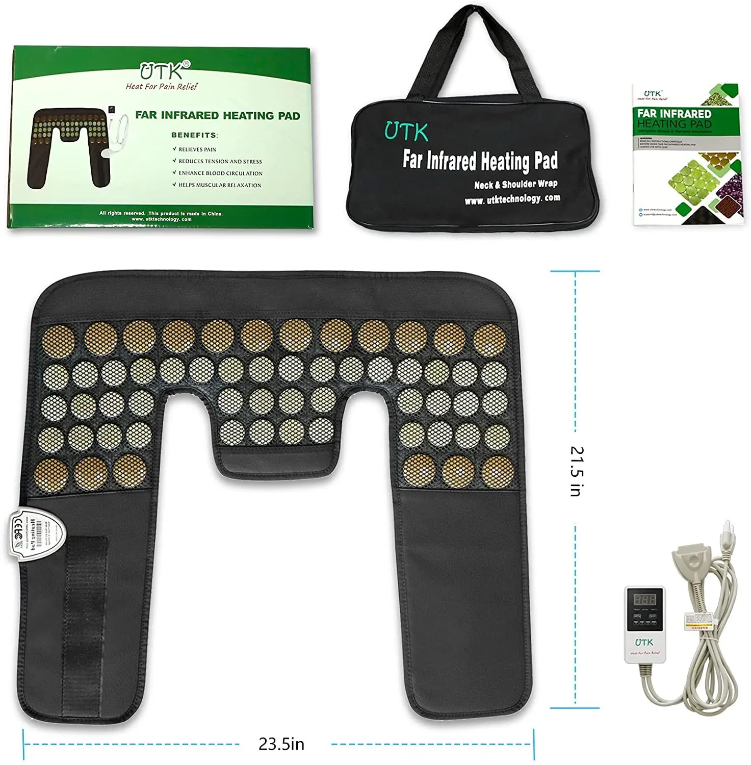 Medium Neck and Back Heating Pad UTK 9