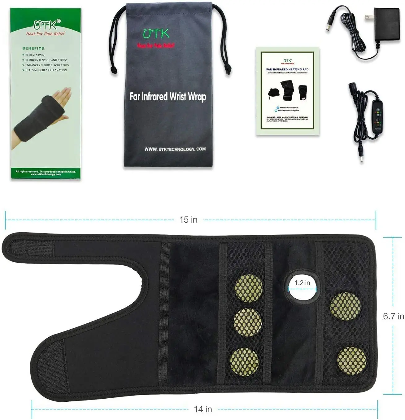 Heating Pad Wrap for Shoulder and Neck Small Heating Pad Wrap for Shoulder and Neck UTK Brand 6