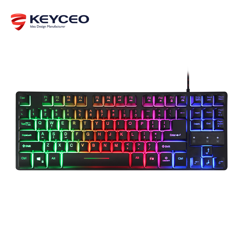 Custom 367*156*40mm Best Wired Mechanical Keyboard 367*156*40mm Keyceo 12
