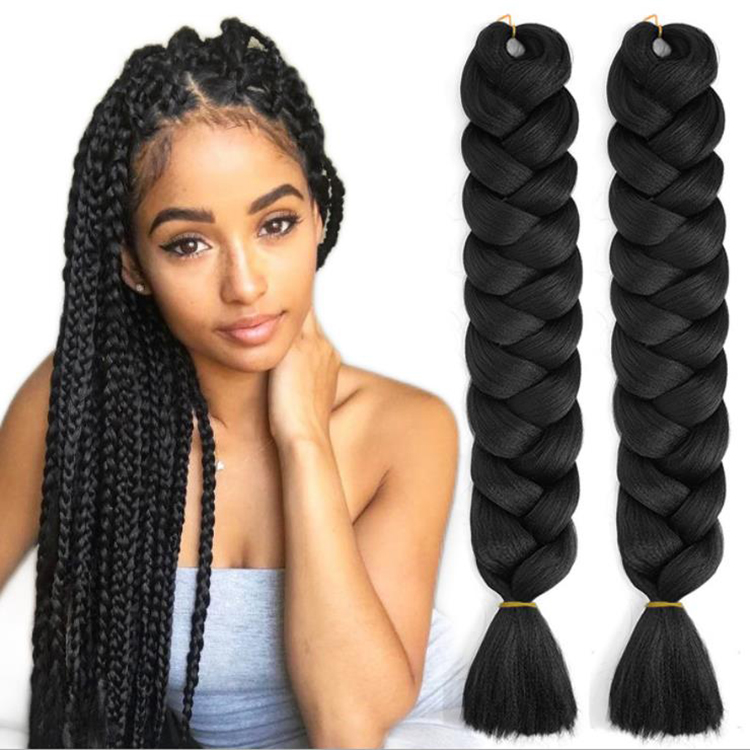 Wholesale Heat Resistant Jumbo Braiding Hair Extensions 24 inch[copy]