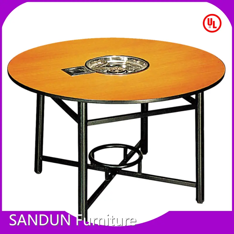 Quality SANDUN Furniture Brand Hotel Banquet Restaurant Conference Meeting Event Party Hall Etc. Round Plastic Tables 1