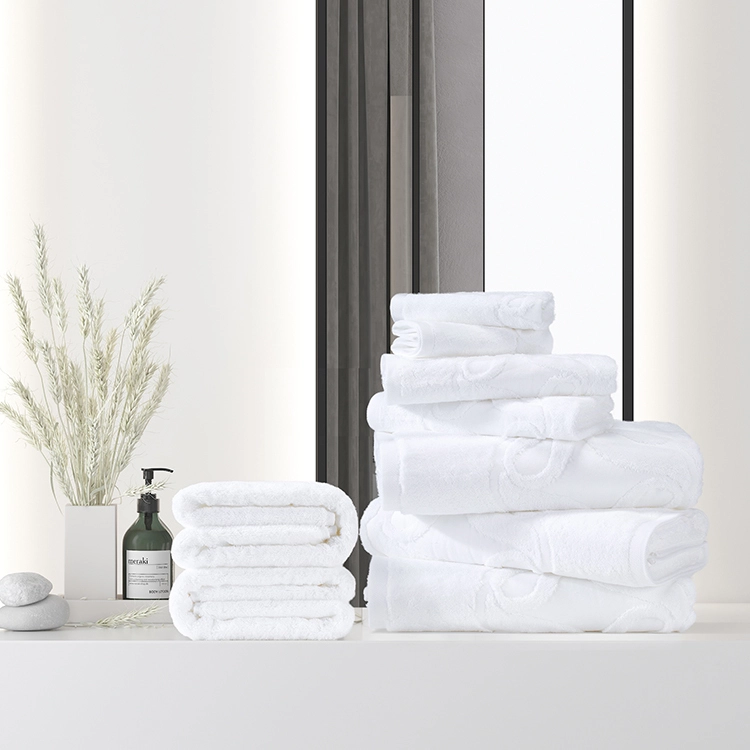 Manufacturing Hot Selling 100% Cotton Towel Set Hand Towel Bath Towel Jacquard Towel ELIYA 1