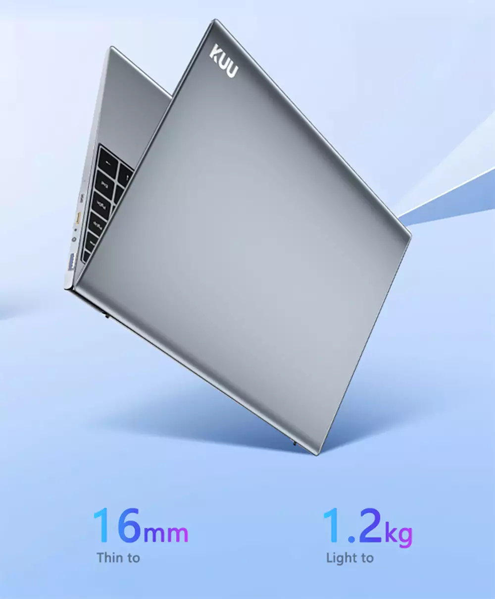 KUU Yobook pro Laptop Metal 13.5 inch 3K IPS Screen Intel Celeron N4120 Windows10 pro Office Laptop 13