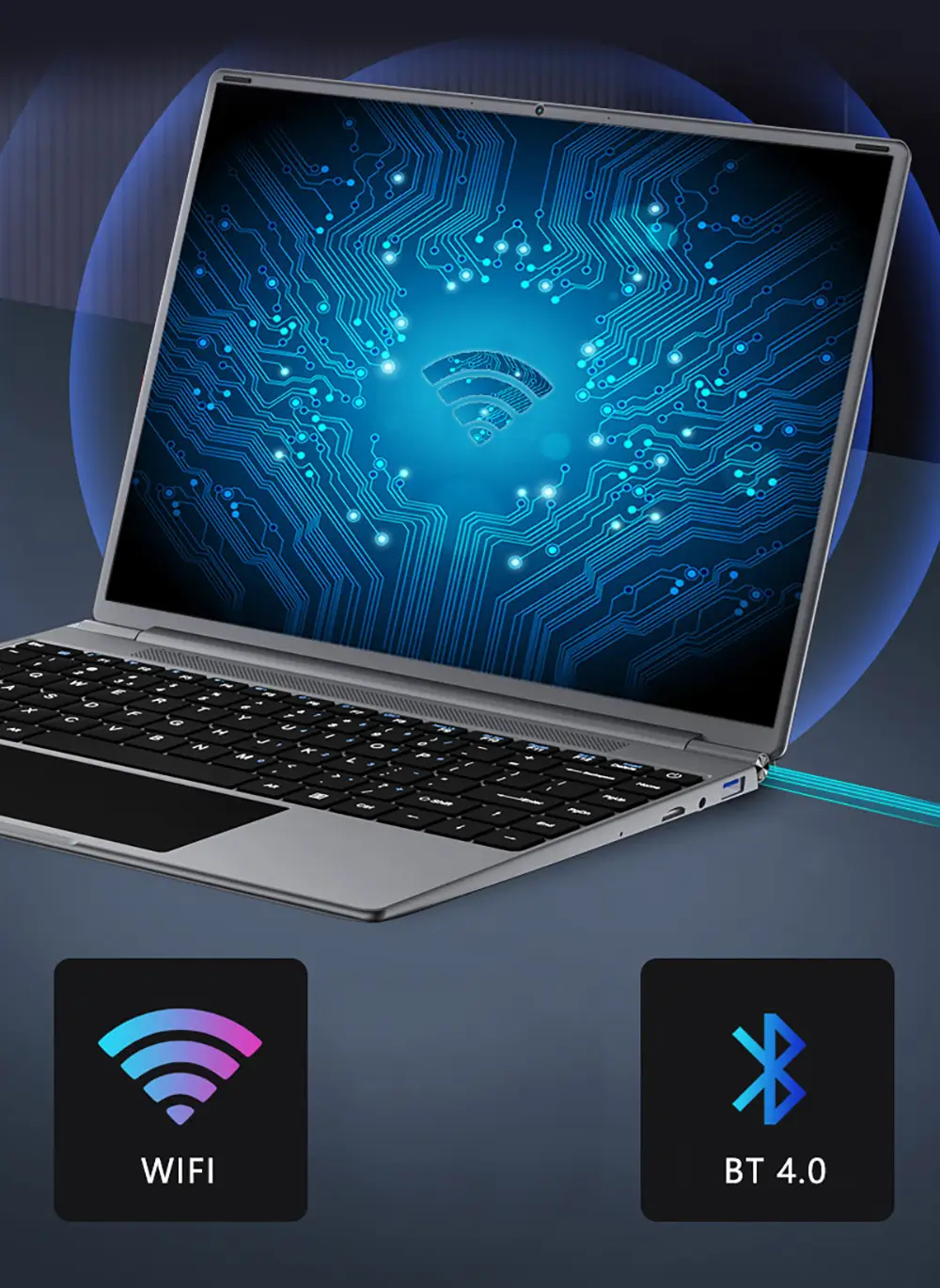 KUU Yobookm 13.5-inch 3K IPS Screen Laptop Intel Celeron N4020 processor SSD Laptop Windows 10 16
