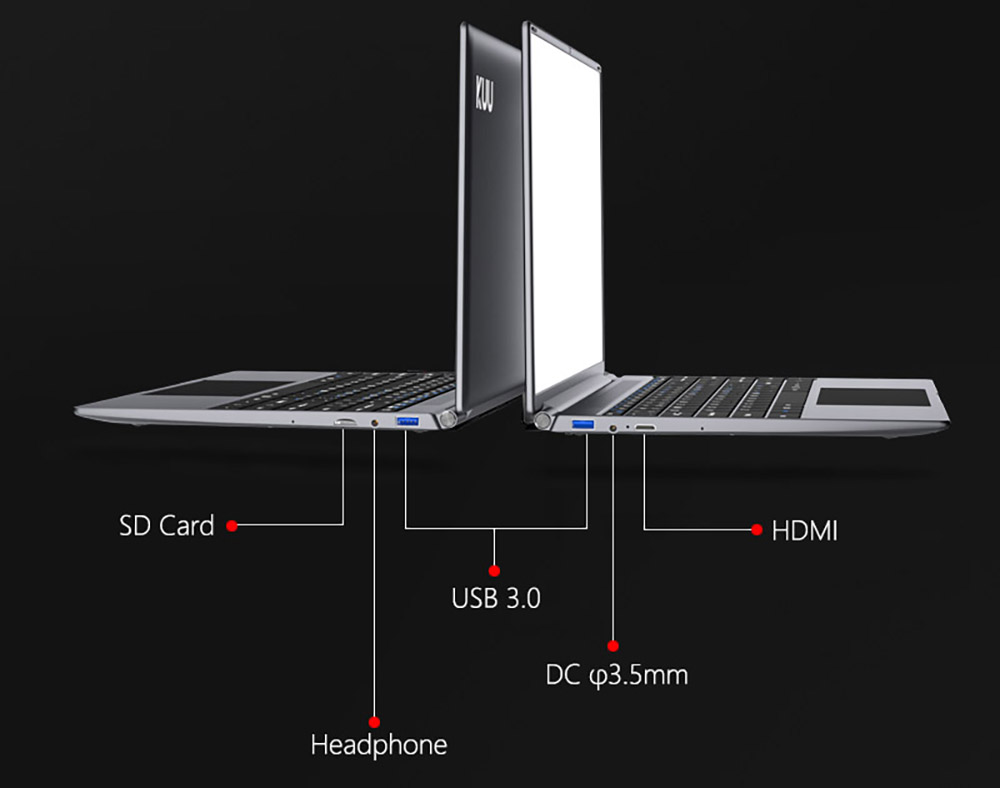Ноутбук KUU Yobookm, 13,5-дюймовый экран 3K IPS, процессор Intel Celeron N4020, SSD, ноутбук, Windows 10 18