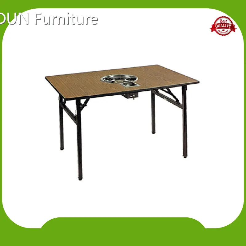 Hotel Banquet Restaurant Conference Meeting Event Party Hall Etc. SANDUN Furniture Brand Commercial Folding Table Manufacture 1
