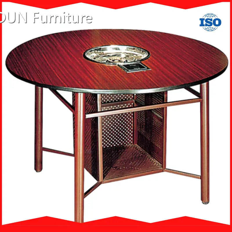Hotel Banquet Restaurant Conference Meeting Event Party Hall Etc. Adjustable Folding Table SANDUN Furniture Brand Company 1