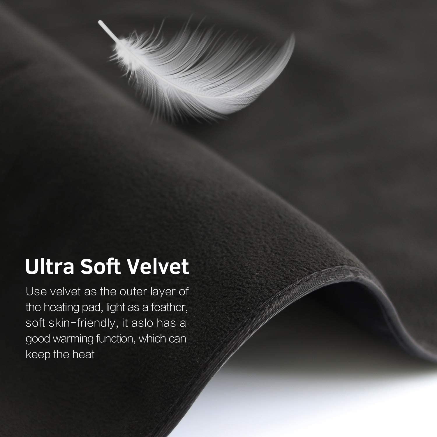 UTK Full Body Size Ultra Soft Far Infrared Heating Blanket EMF Free