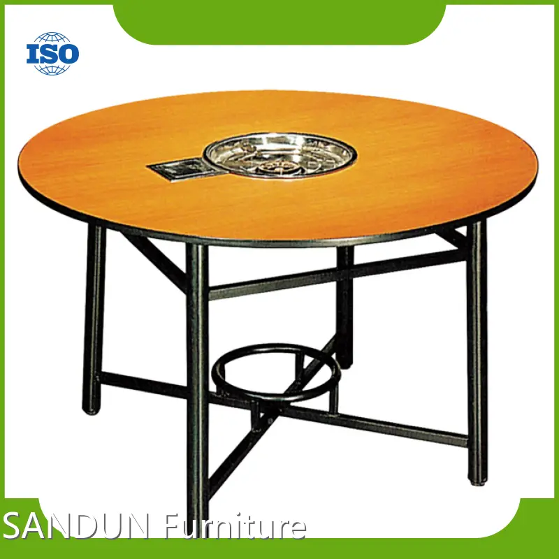 Hotel Banquet Restaurant Conference Meeting Event Party Hall Etc. Round Plastic Tables SANDUN Furniture Brand 1