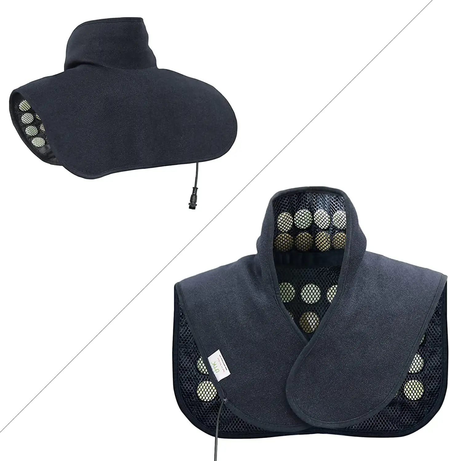 UTK Brand Neck and Shoulder Medium Jade y turmalina Piedras Custom Utk Jade Almohadilla de calefacción infrarroja lejana 9