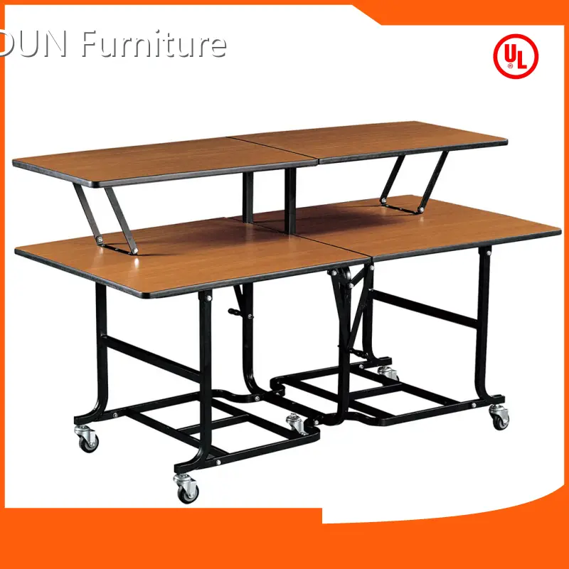 T/T ;L/C at Sight;Western Union ;Paypal ; Cash Etc. SANDUN Furniture Brand Adjustable Folding Table Factory 1