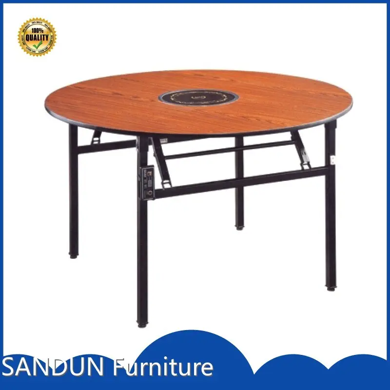 Available SANDUN Furniture Brand Mobile Folding Table Manufacture 1