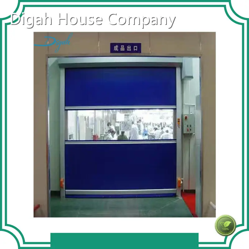 PVC Digah Company Brand Bifold Glass Garage Door Factory 1