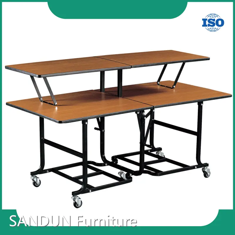 SANDUN Furniture Brand Hotel Banquet Restaurant Conference Meeting Event Party Hall Etc. Custom Adjustable Folding Table 1