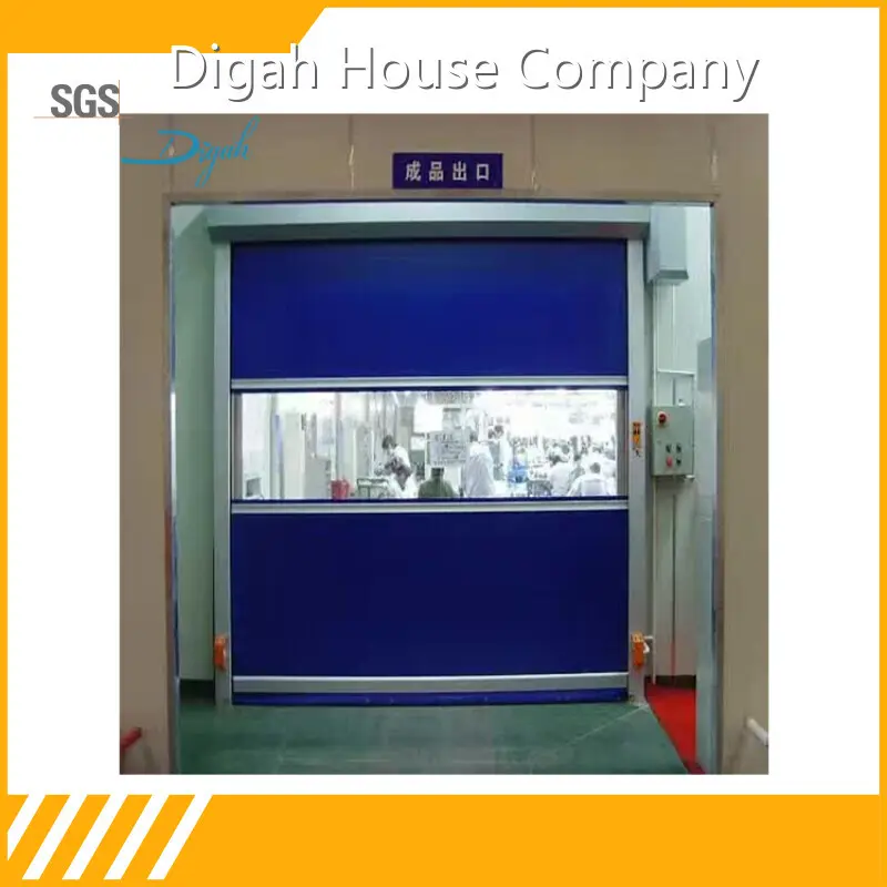Heat Insulation.Dustproof Digah Company Brand Bifold Glass Garage Door Manufacture 1