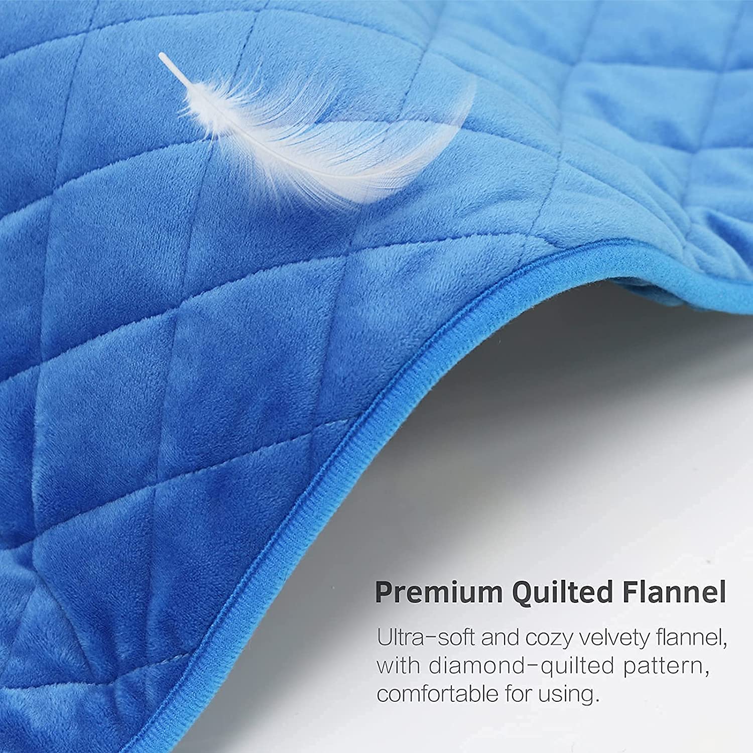 UTK Weighted Electric Heating Pad for Back Pain Relief Neck Shoulders