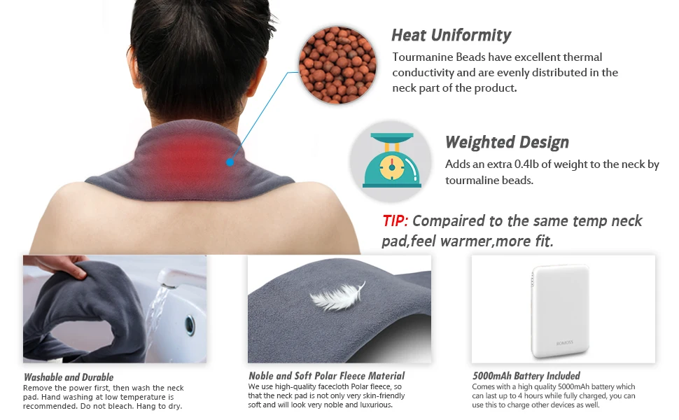 StartWarm Far Infrared Cordless Neck Heating Pad 10