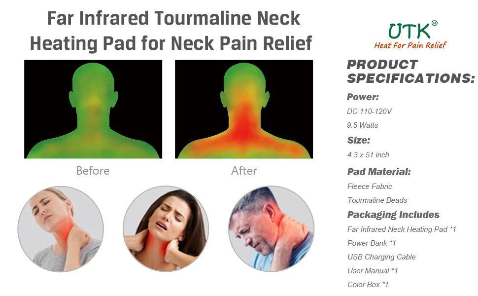 StartWarm Far Infrared Cordless Neck Heating Pad 11