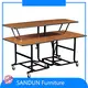 Adjustable Folding Table Hotel Banquet Restaurant Conference Meeting Event Party Hall Etc. by SANDUN Furniture 1