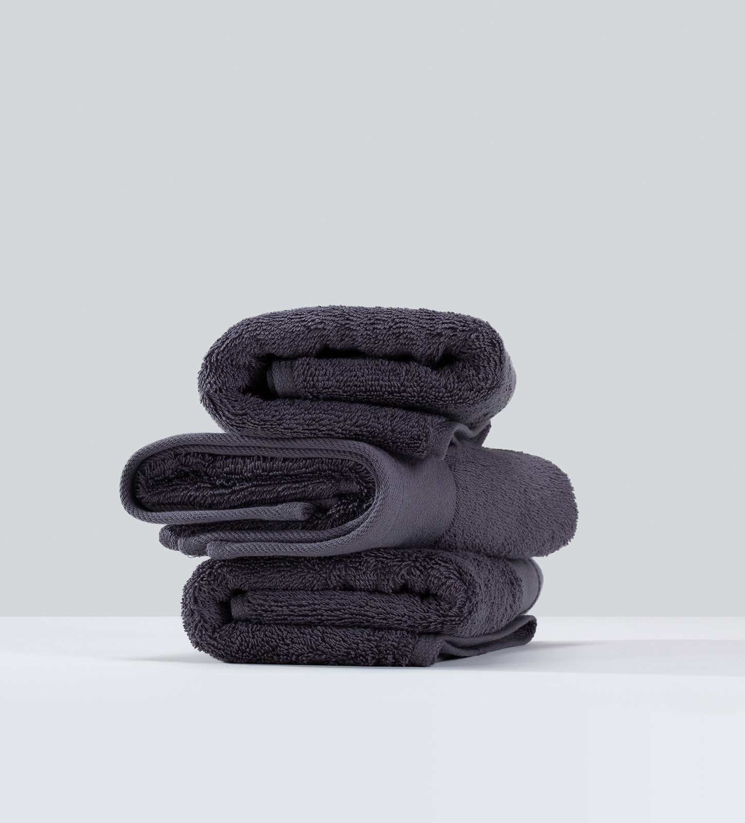 Conjunto de toalla de mano de baño gris de cinco estrellas con borde de lujo 100% algodón al por mayor 10