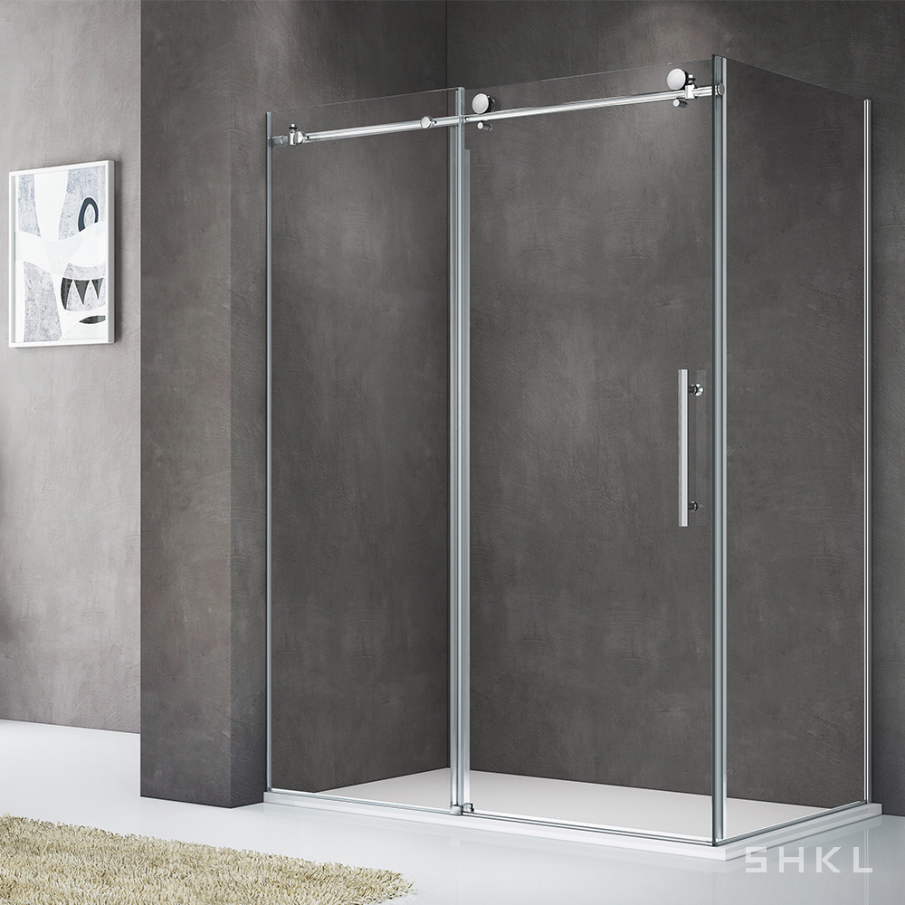 Rolling Frameless Sliding Glass Shower Doors SHKL SD56A