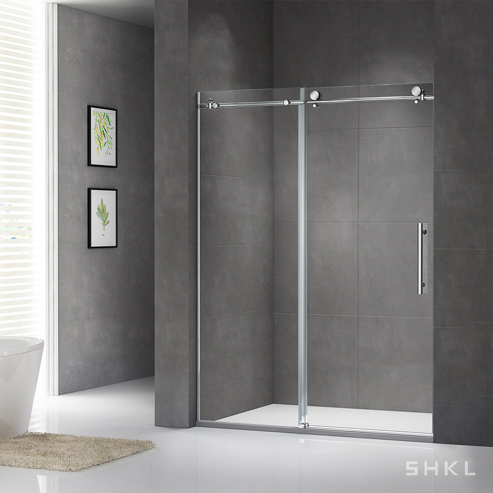 Rolling Frameless Sliding Glass Shower Doors SHKL SD56A