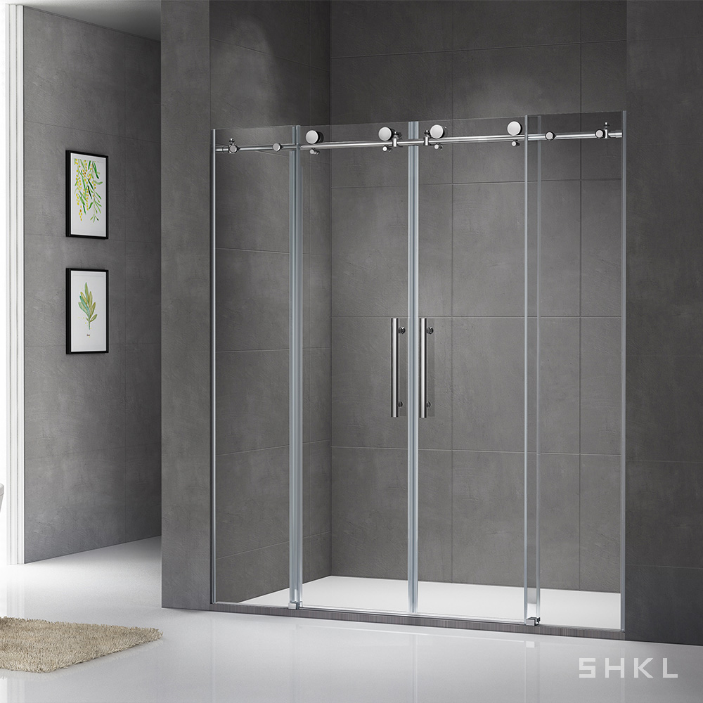 Rolling Frameless Sliding Glass Shower Doors SHKL SD56A