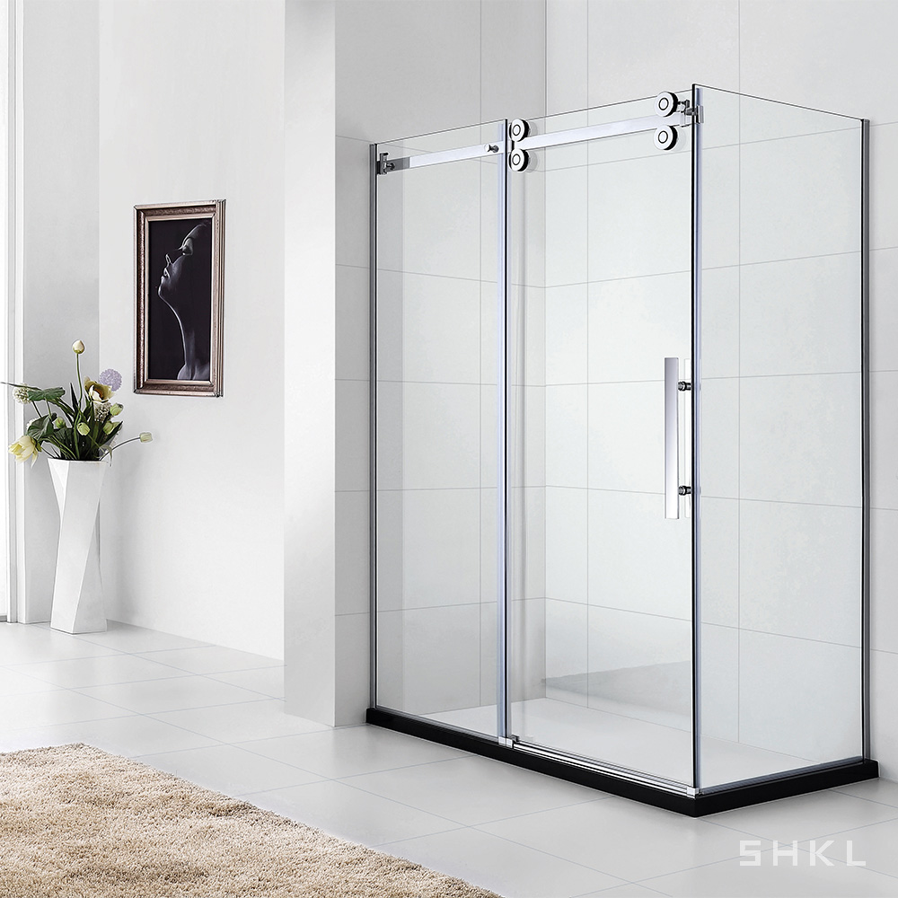 Frameless Sliding Stainless Steel Shower Doors SHKL SD92