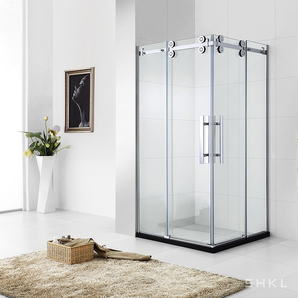 Frameless Sliding Stainless Steel Shower Doors SHKL SD92